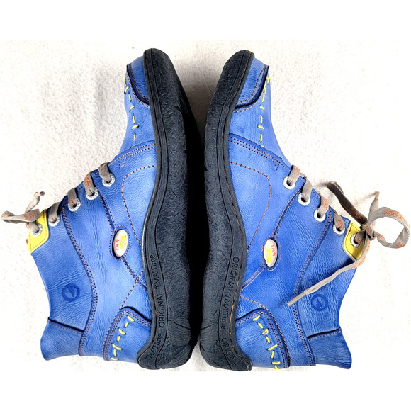 TMA EYES Stitching Shoes Leather Lace-up Handwork Casual Boots Womans Size 10.5 - Picture 4 of 13